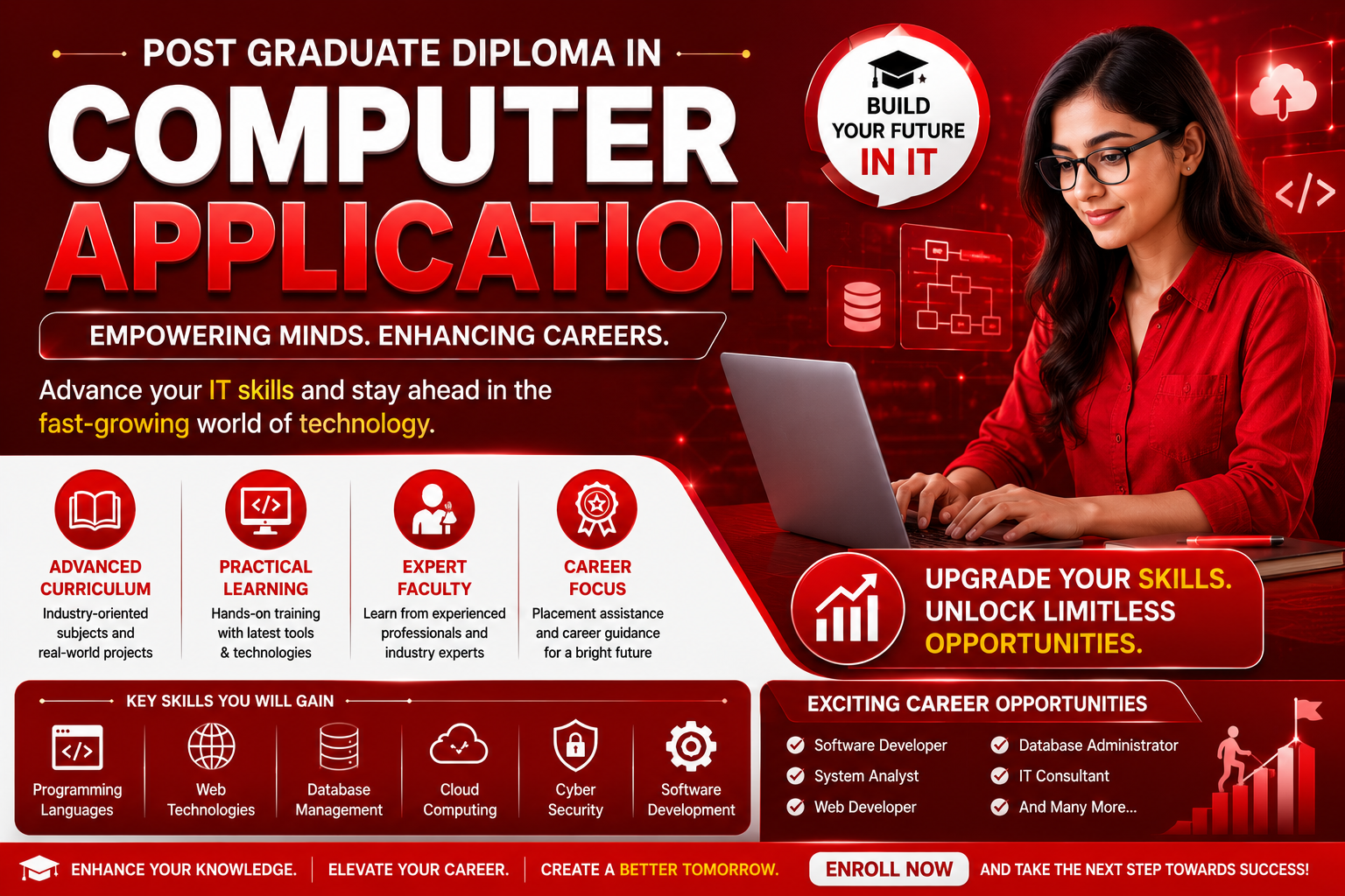 POST GRADUATE DIPLOMA IN COMPUTER APPLICATION at AICDM Foundation